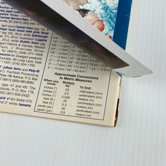 The Cross Stitcher Magazine June 1997 Large Print Charts Vintage Vol 14 No 2 - Picture 5 of 13